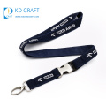 High quality free sample personalized sublimation printing airline lanyard with logo custom